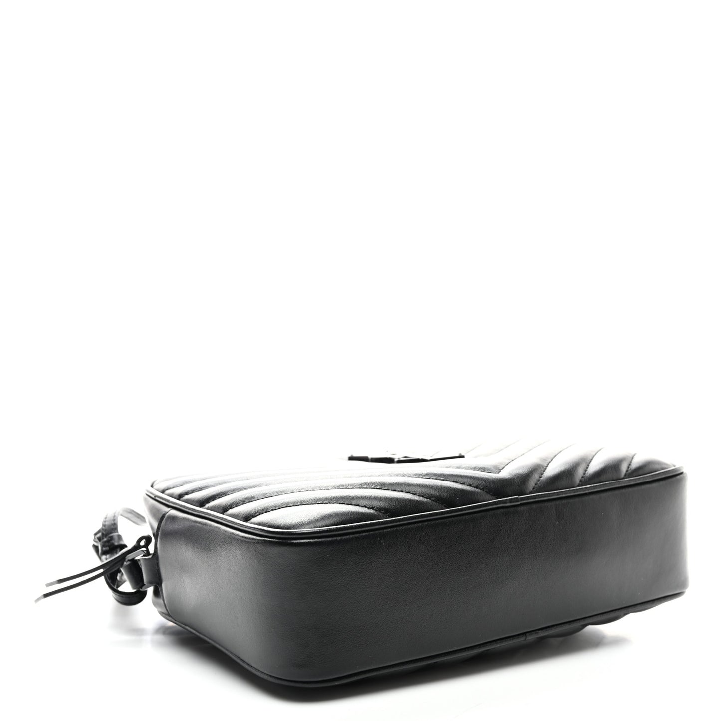 Calfskin Matelasse Monogram Monochrome Lou Camera Bag Black