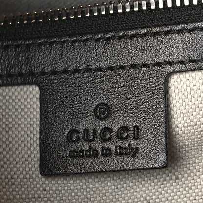 Gucci Calfskin GG Tennis Embossed Square Messenger Bag Black 5 of 8