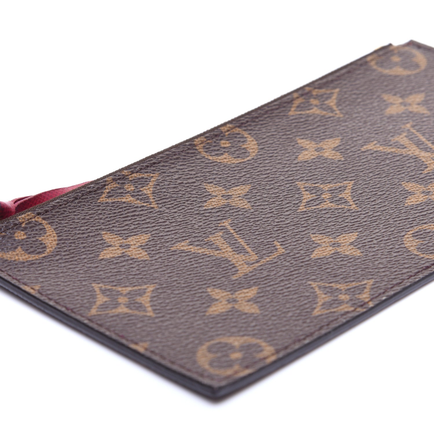 Louis Vuitton Monogram Pochette Felicie Chain Wallet Fuchsia 22 of 25