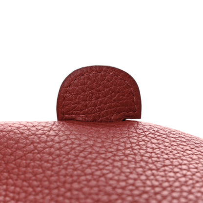 Hermes Taurillon Clemence Evelyne III PM Rouge Grenat 7 of 11