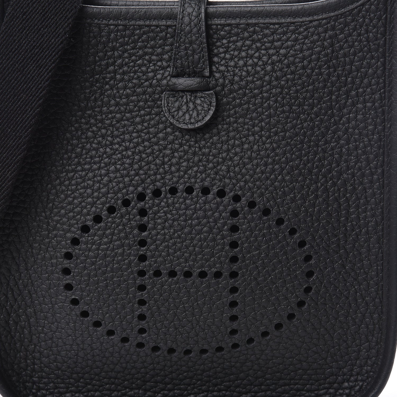 Hermes Taurillon Clemence Evelyne TPM Black 11 of 12