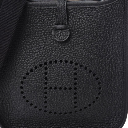 Hermes Taurillon Clemence Evelyne TPM Black 11 of 12