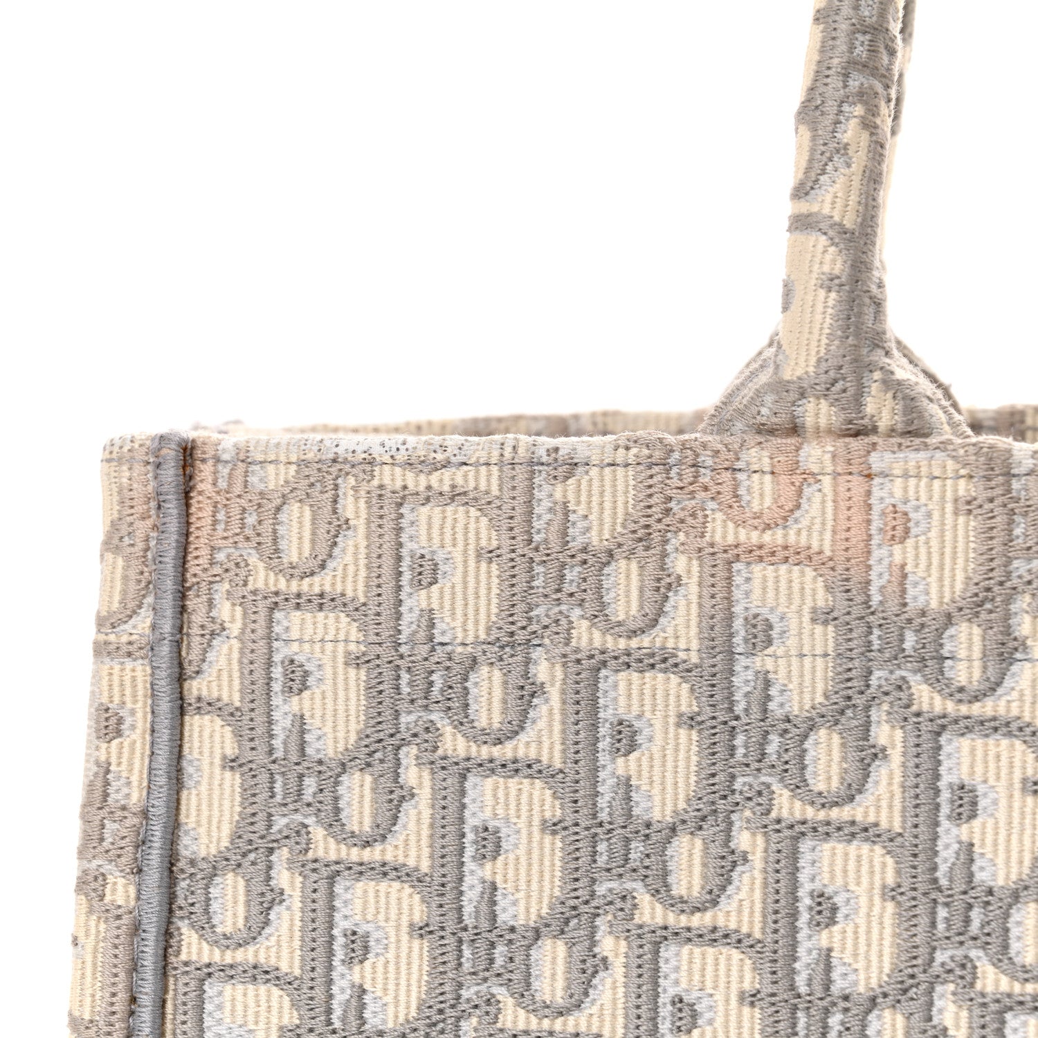 Christian Dior Oblique Medium Book Tote Grey 12 of 14