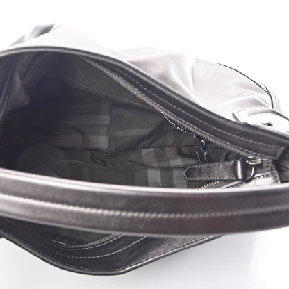 Burberry Metallic Calfskin Shoulder Bag Anthracite 5 of 9