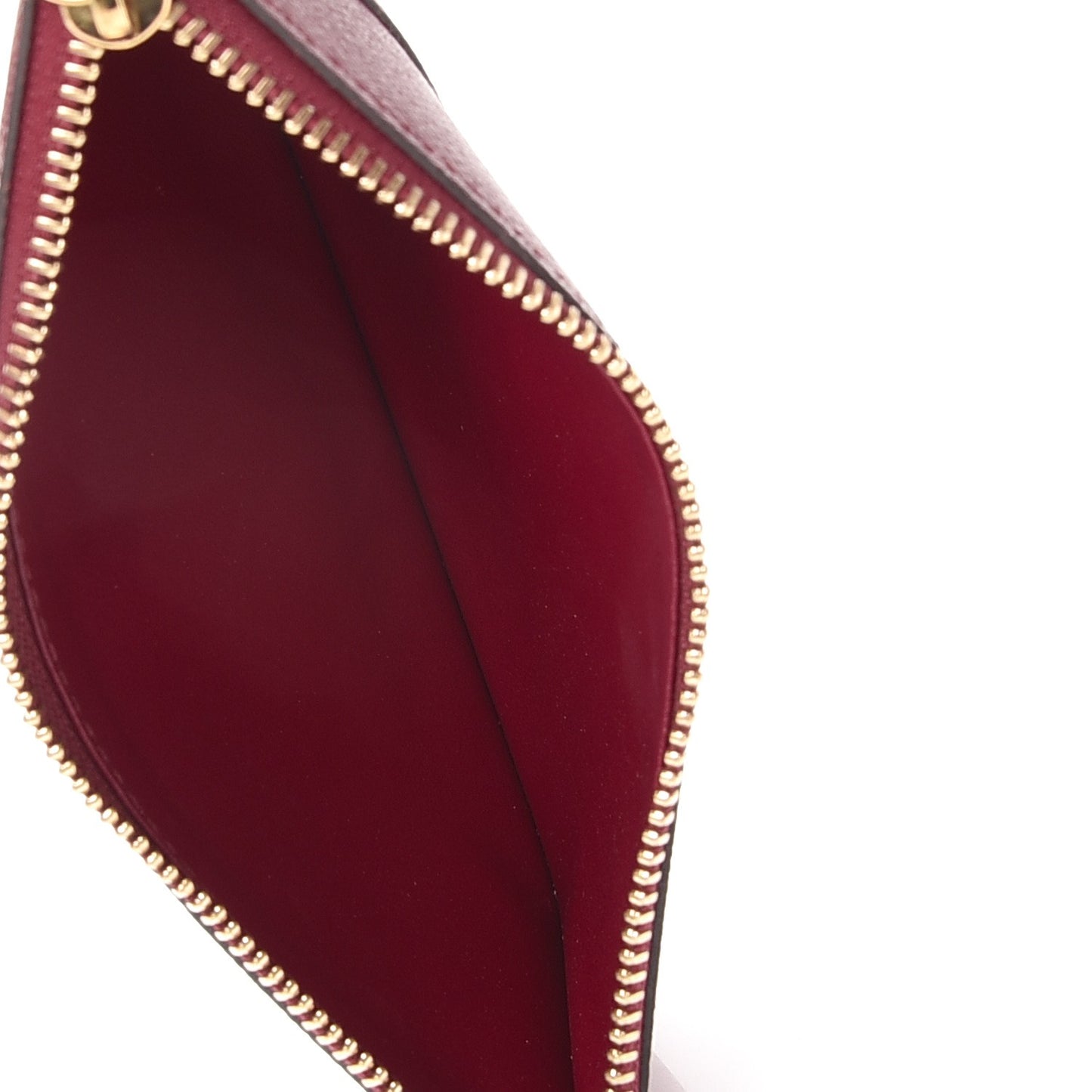 Calfskin Jeanne Wallet Zippered Insert Fuchsia