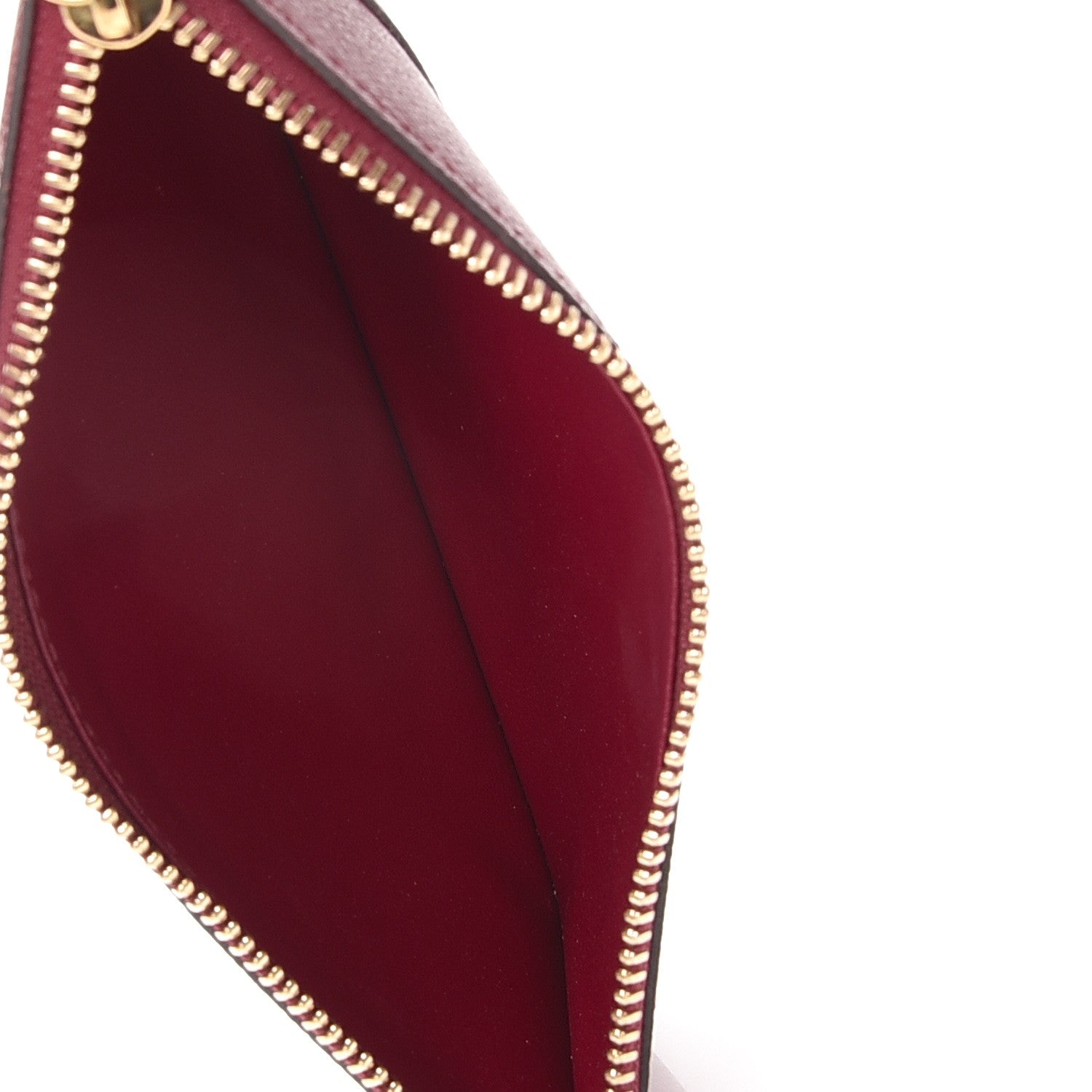 Louis Vuitton Calfskin Jeanne Wallet Zippered Insert Fuchsia 5 of 7