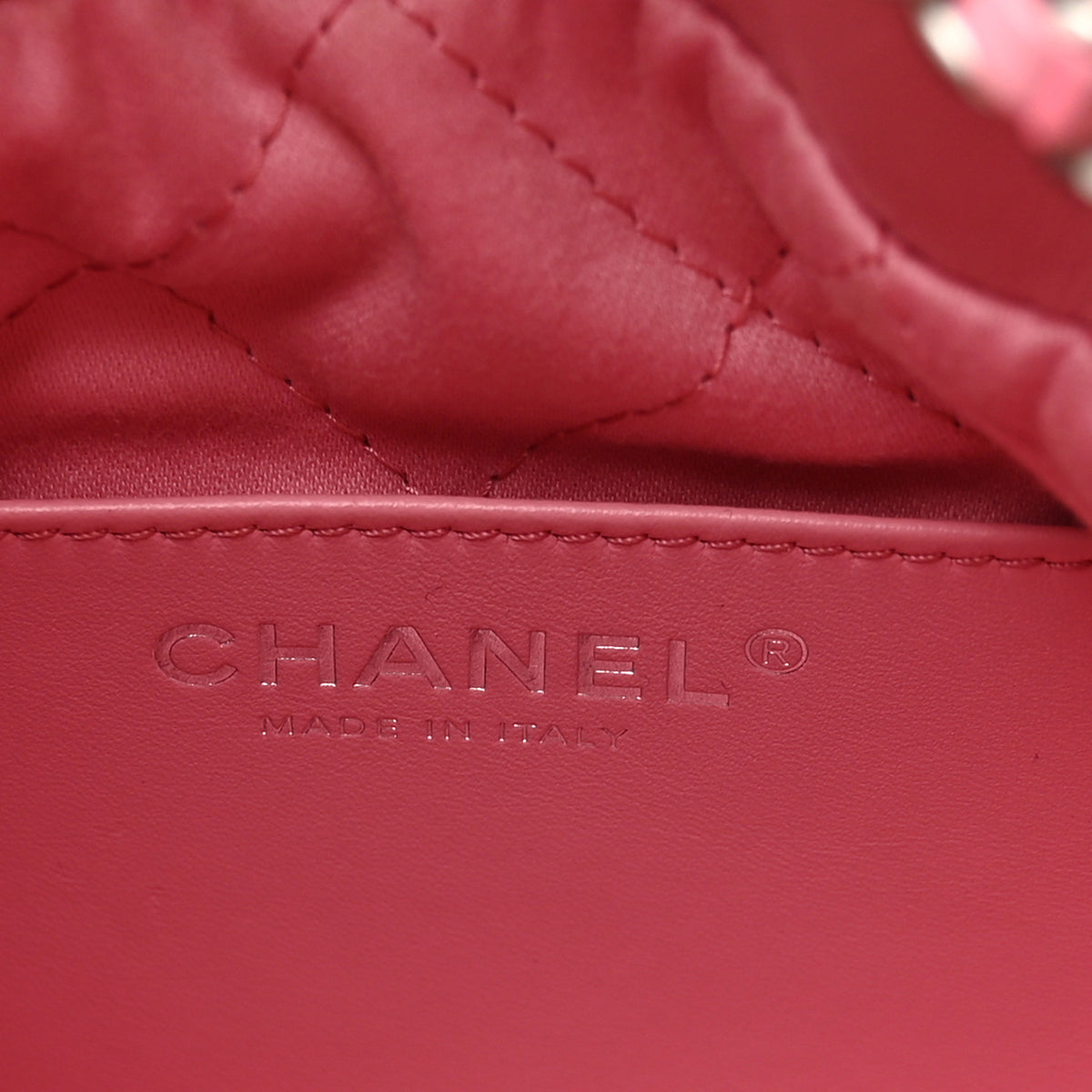 Chanel Shiny Calfskin Quilted Mini Chanel 22 Pink 6 of 10