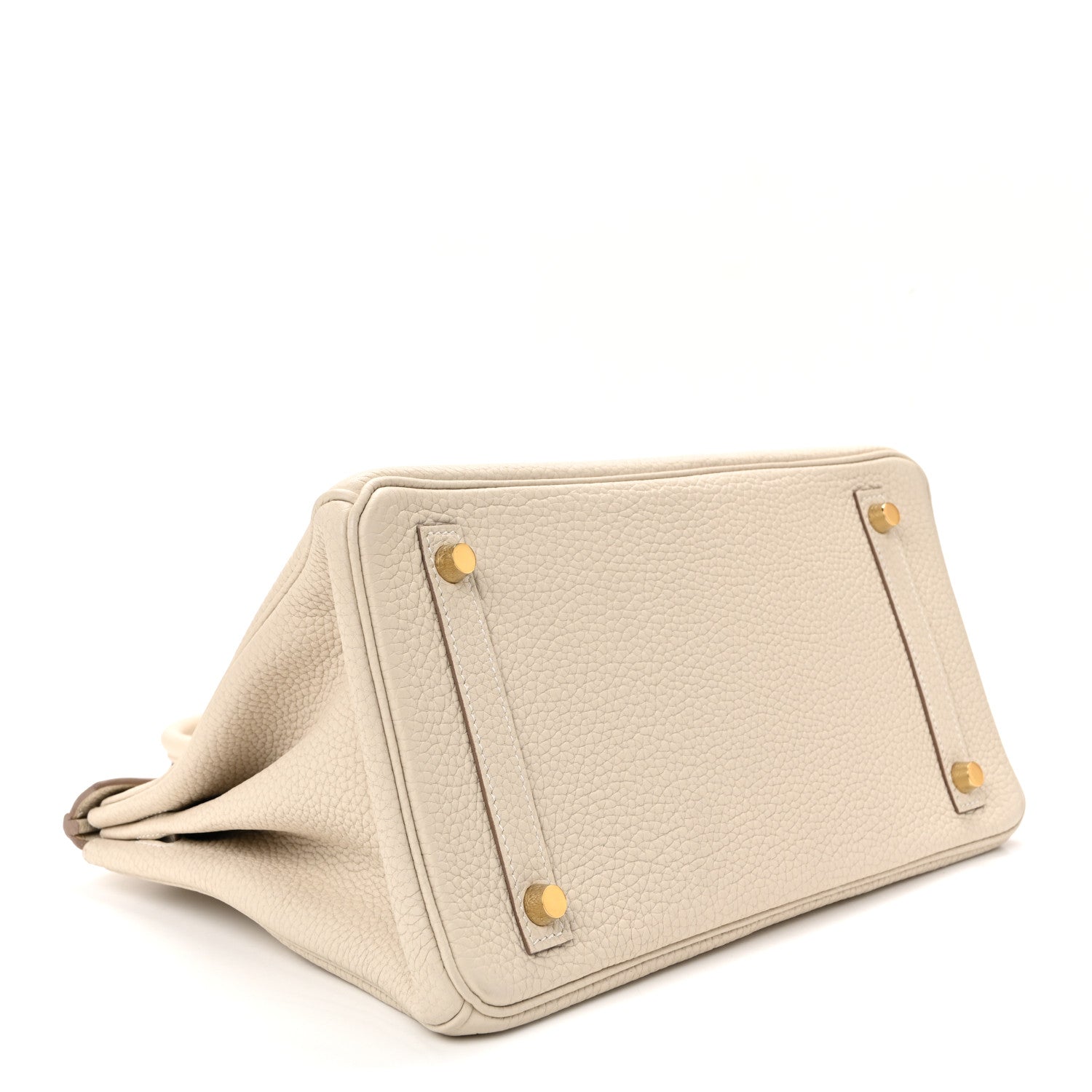 Hermes Taurillon Clemence Birkin 30 Craie 4 of 13