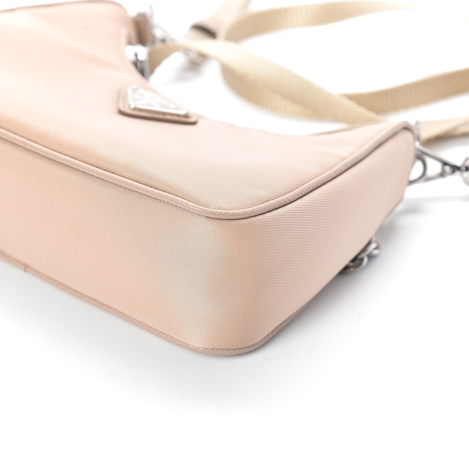 Prada Tessuto Nylon Saffiano Mini Re-Edition 2000 Shoulder Bag Cammeo 8 of 9
