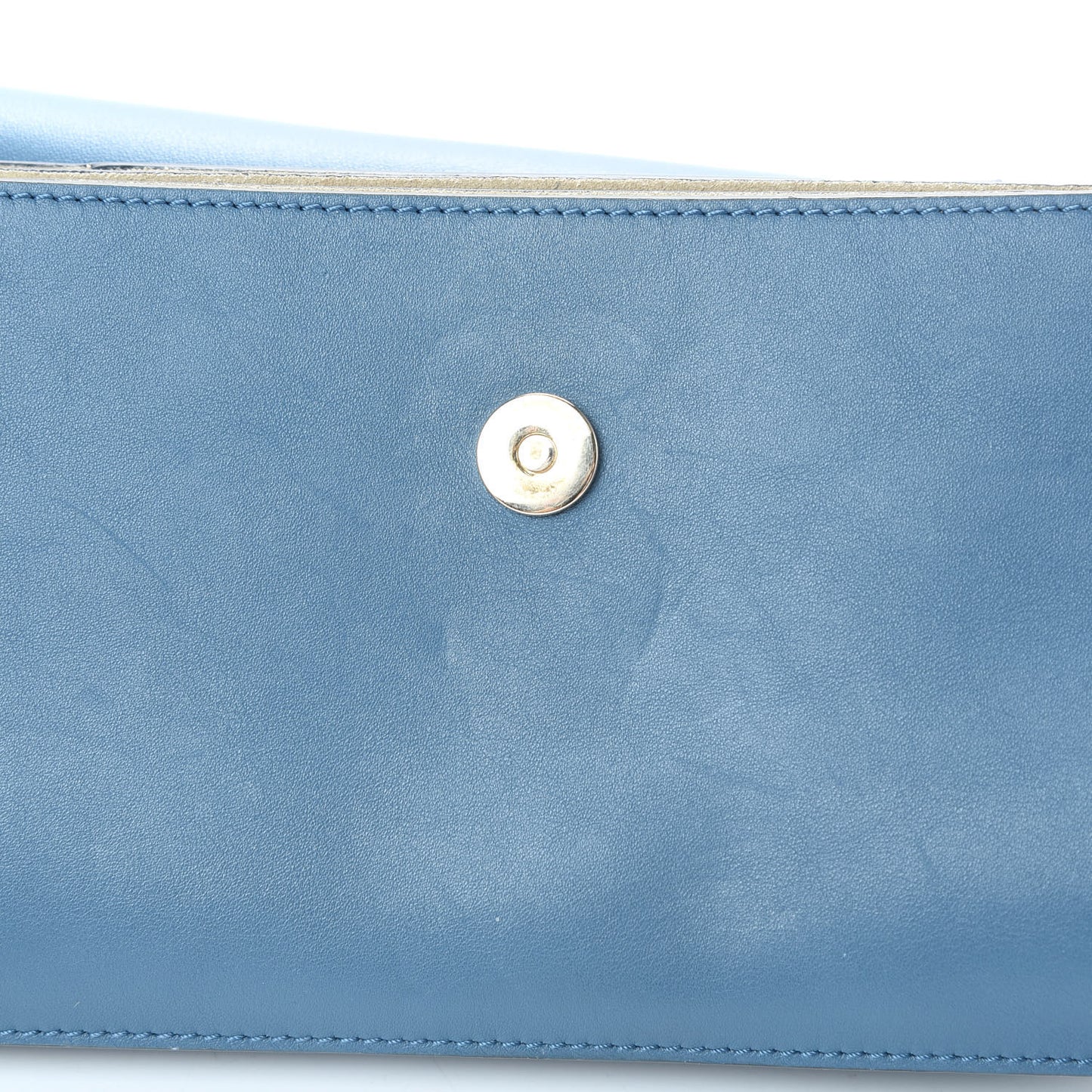 Suede Calfskin Small Faye Shoulder Bag Summer Blue Intense Green