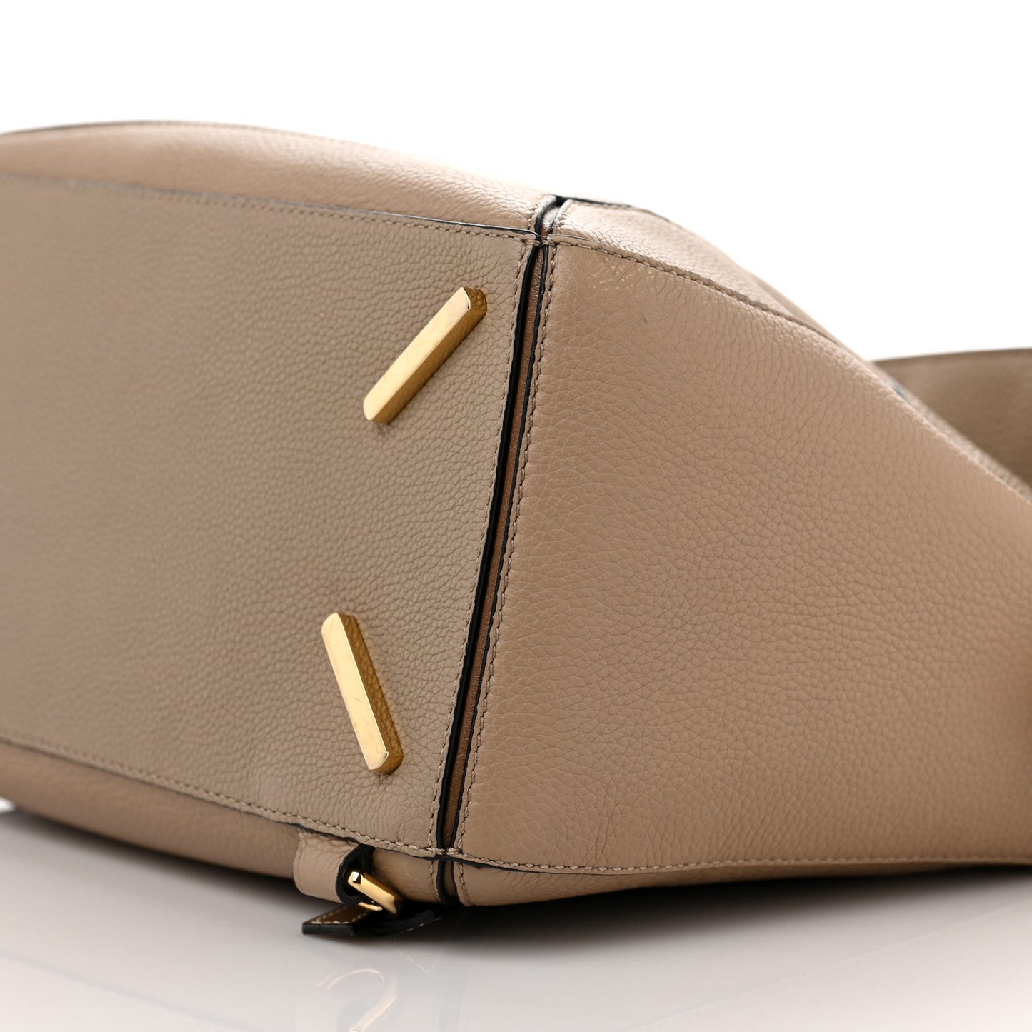 Calfskin Medium Puzzle Bag Sand Mink