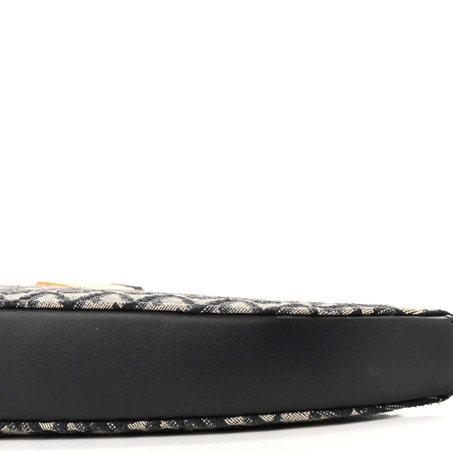 Oblique Saddle Rodeo Pouch Navy Blue
