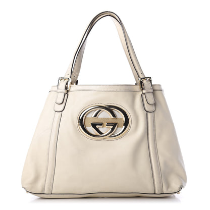 Gucci Calfskin Medium Britt Hobo Off White 1 of 15