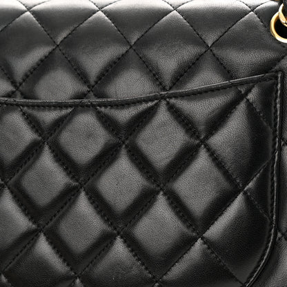 Chanel Lambskin Quilted Jumbo Double Flap Black 19 of 19