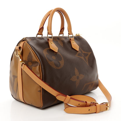 Louis Vuitton Reverse Monogram Giant Speedy Bandouliere 30 3 of 13