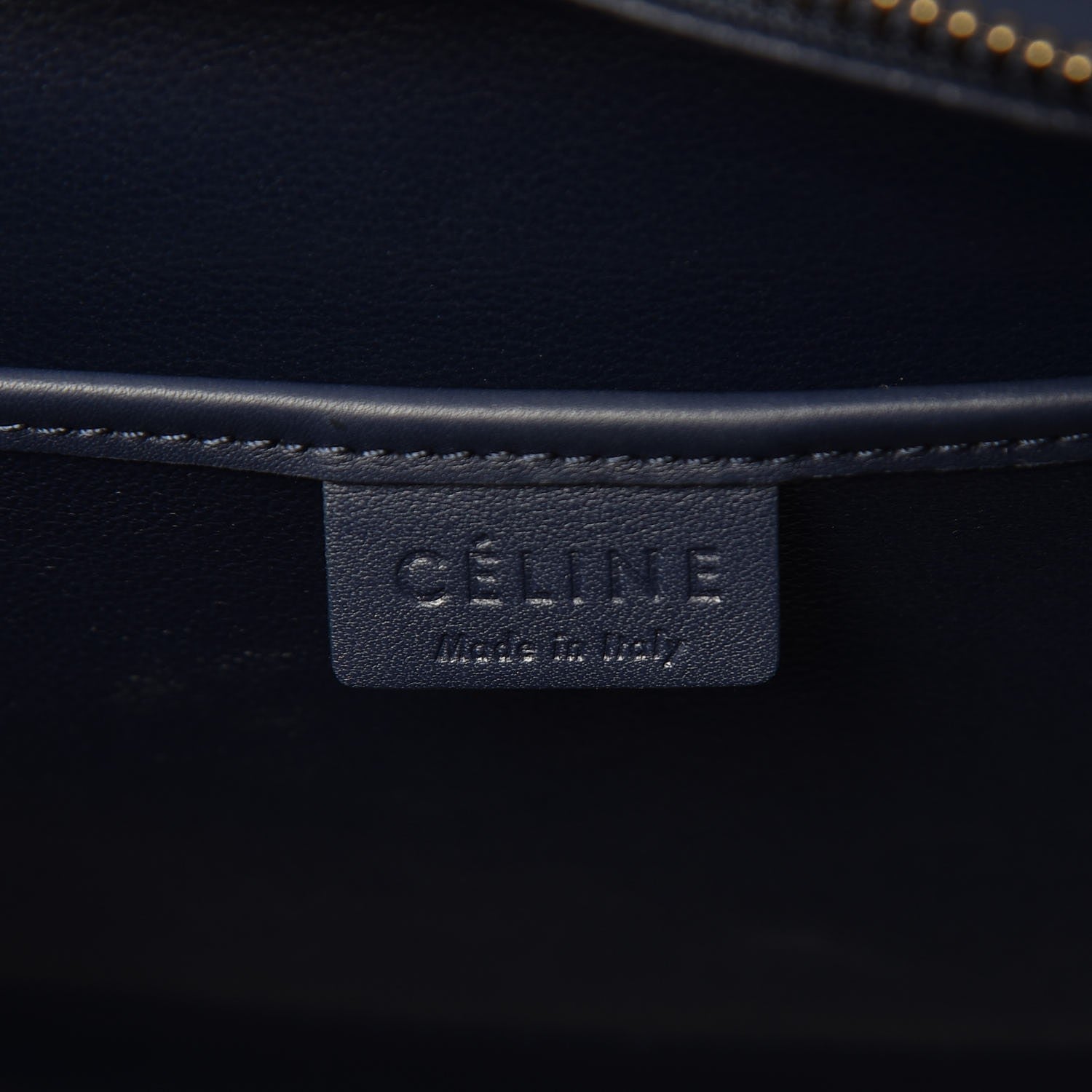 Celine Smooth Calfskin Nano Luggage Ink 7 of 10