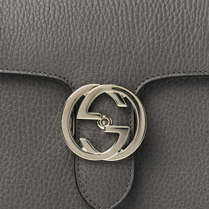 Gucci Dollar Calfskin Small Interlocking G Shoulder Bag Loess 9 of 12