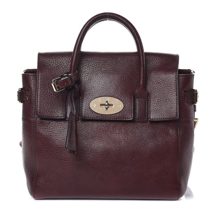 Mulberry Natural Leather Mini Cara Delevingne Convertible Satchel Oxblood 1 of 12