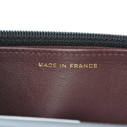 Chanel Aged Calfskin Quilted Lucky Charms 2.55 Reissue Wallet On Chain WOC Black 7 of 9