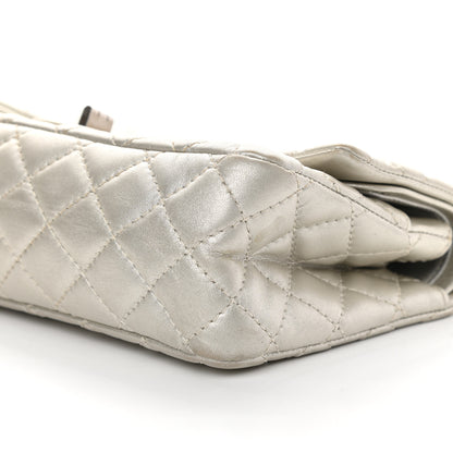 Chanel Metallic Lambskin Quilted 2.55 Reissue 225 Flap Silver 9 of 9