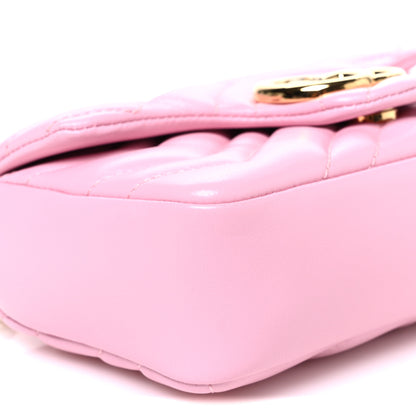 Gucci Lambskin Matelasse Mini GG Marmont Shoulder Bag Light Pink Light Pink 9 of 10