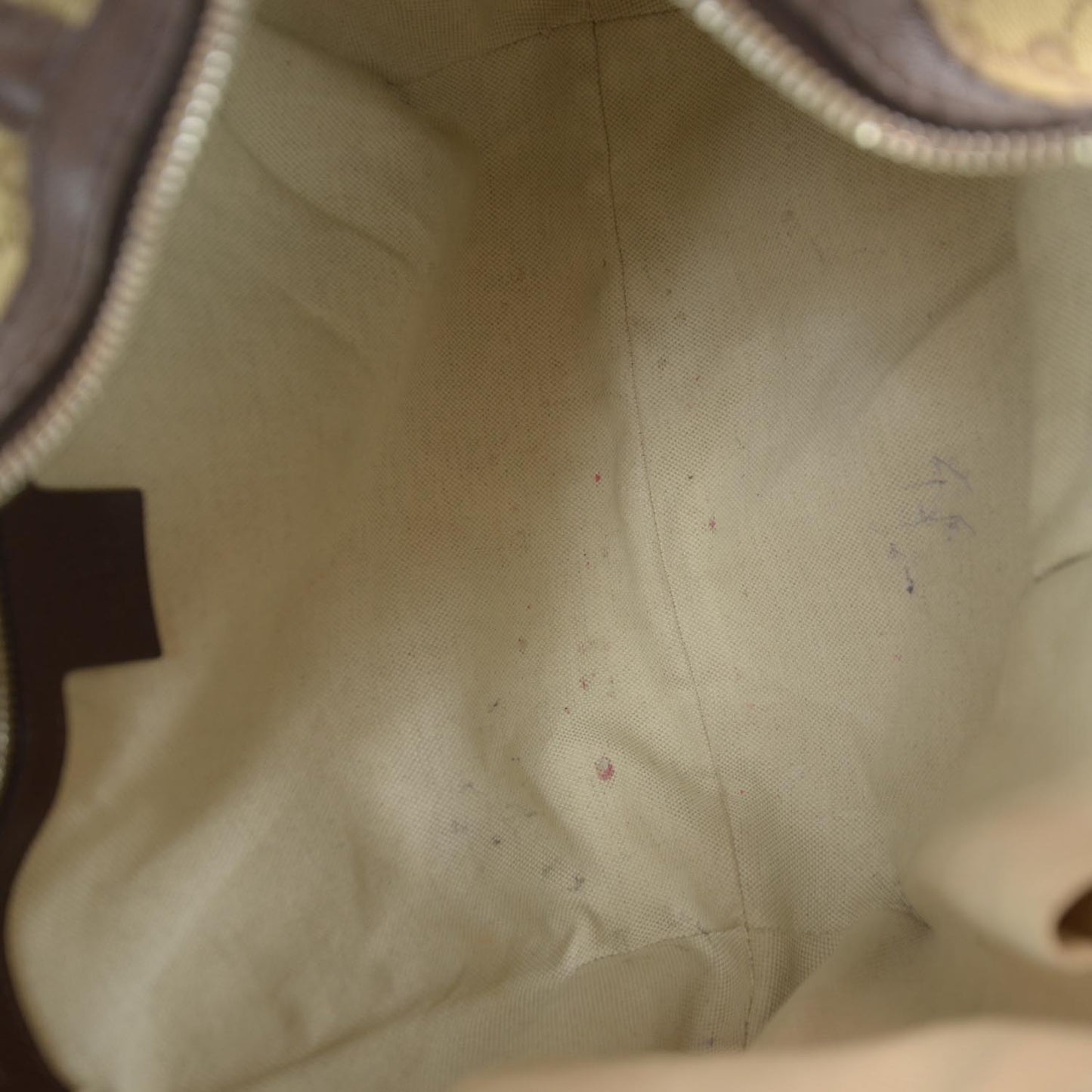 Monogram Techno Horsebit Medium Hobo Brown