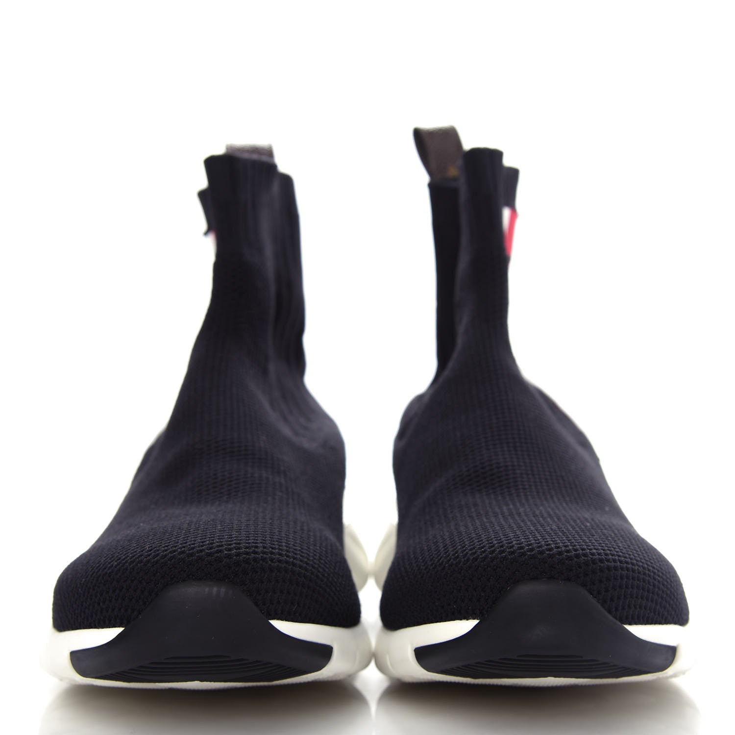 Louis Vuitton Stretch Fabric Aftergame Sneaker Boots 37 Black 2 of 10
