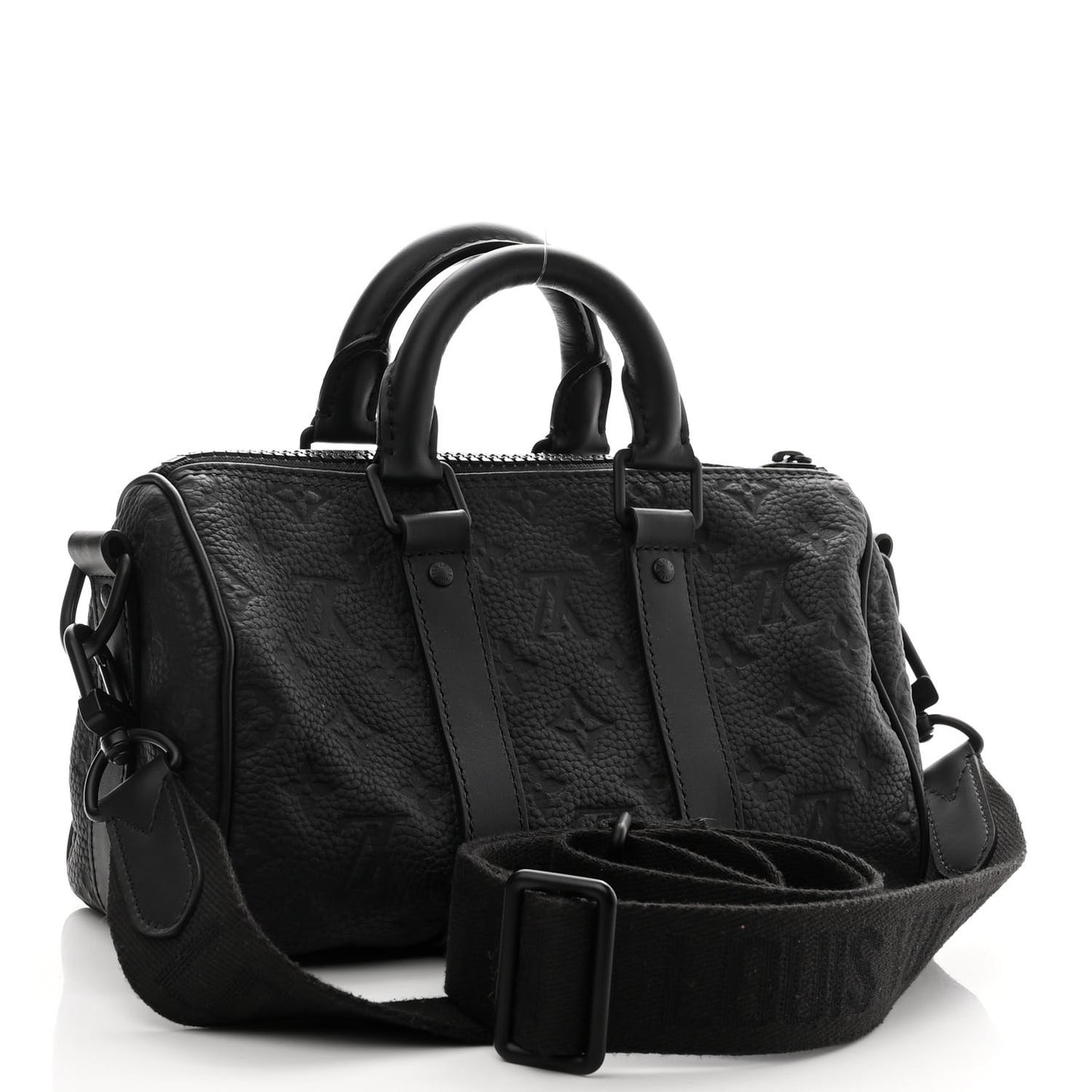 Monogram Taurillon Keepall Bandouliere 25 Black