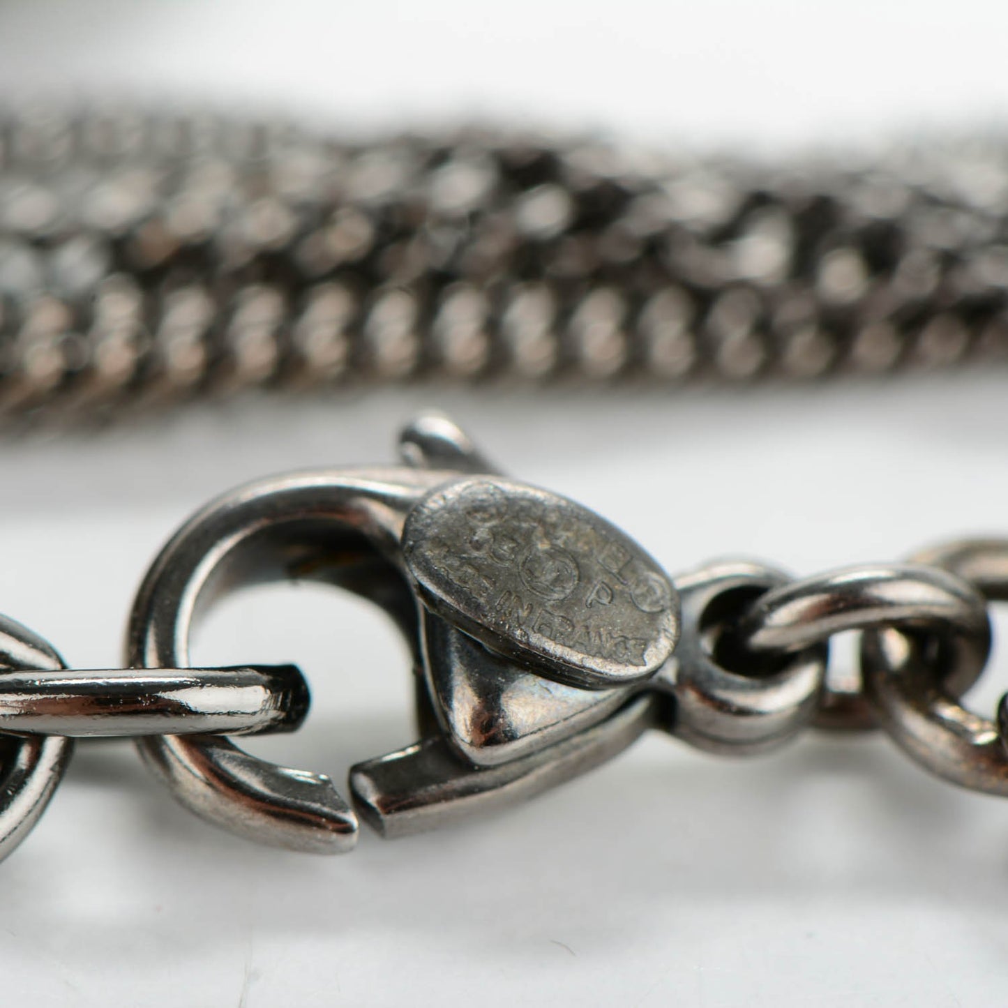 Ruthenium Coco Locket CC Charm Bracelet