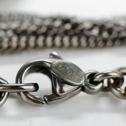 Chanel Ruthenium Coco Locket CC Charm Bracelet 4 of 5