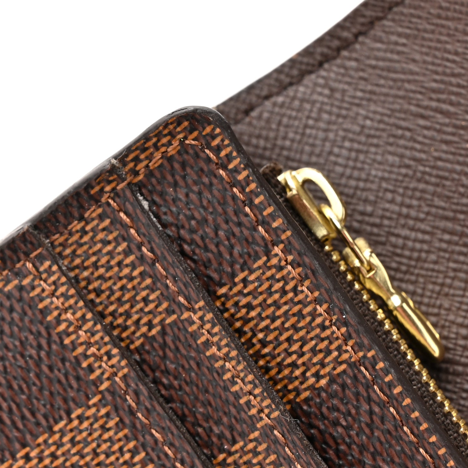 Louis Vuitton Damier Ebene Sarah Wallet NM 9 of 12