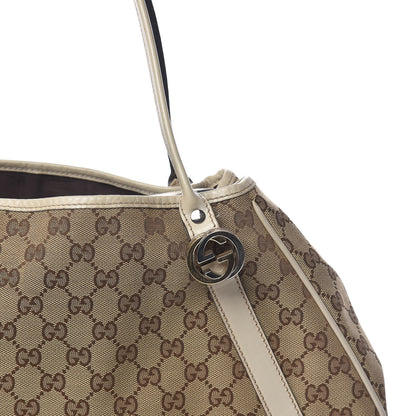 Gucci Monogram Medium GG Twins Shoulder Bag Tan 14 of 14