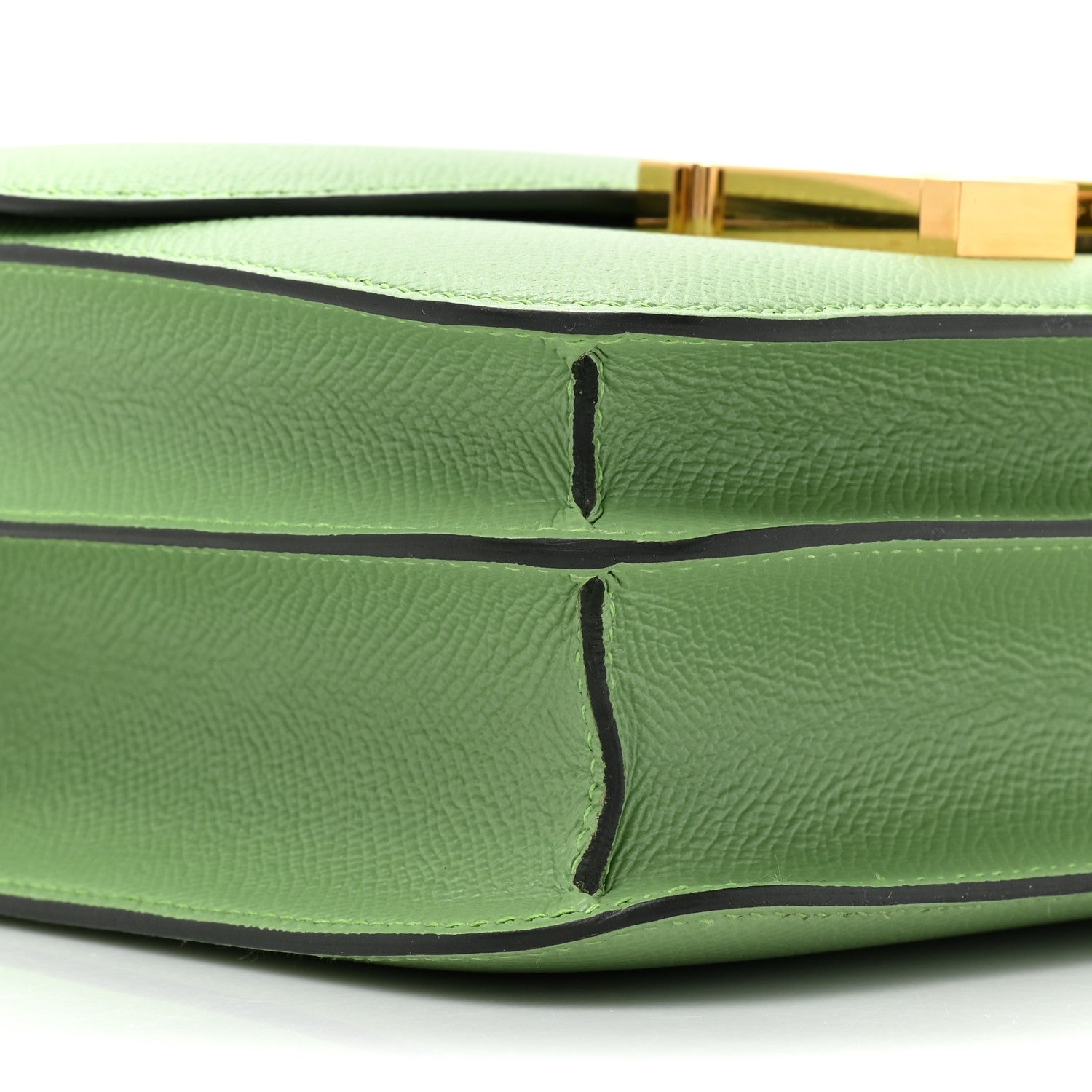 Hermes Epsom Constance 24 Vert Criquet 10 of 10