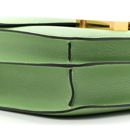 Hermes Epsom Constance 24 Vert Criquet 10 of 10