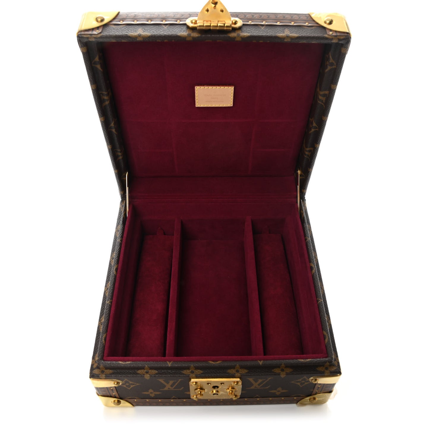 Monogram Jewelry Box Fuchsia