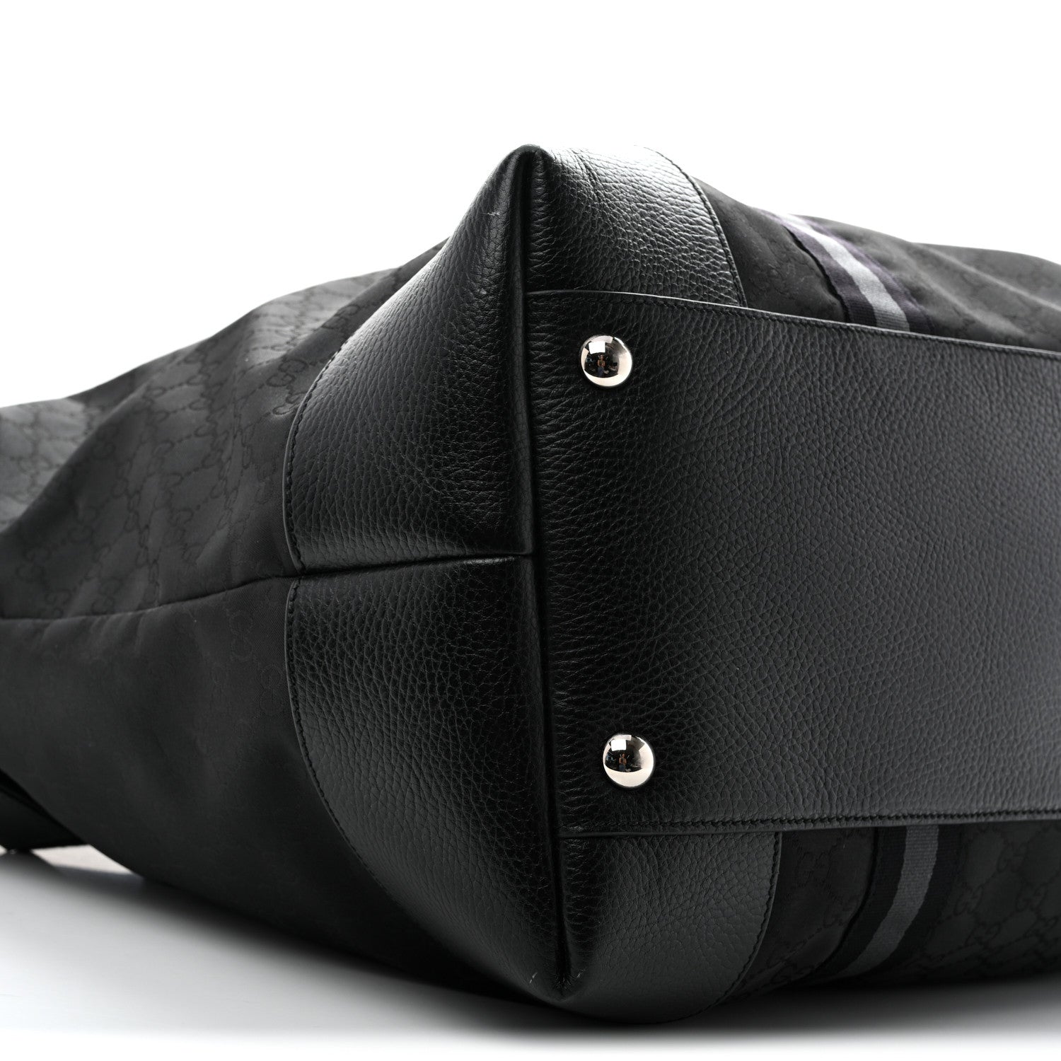 Gucci Nylon Monogram XL Duffle Bag Black 8 of 13