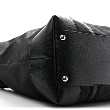 Gucci Nylon Monogram XL Duffle Bag Black 8 of 13