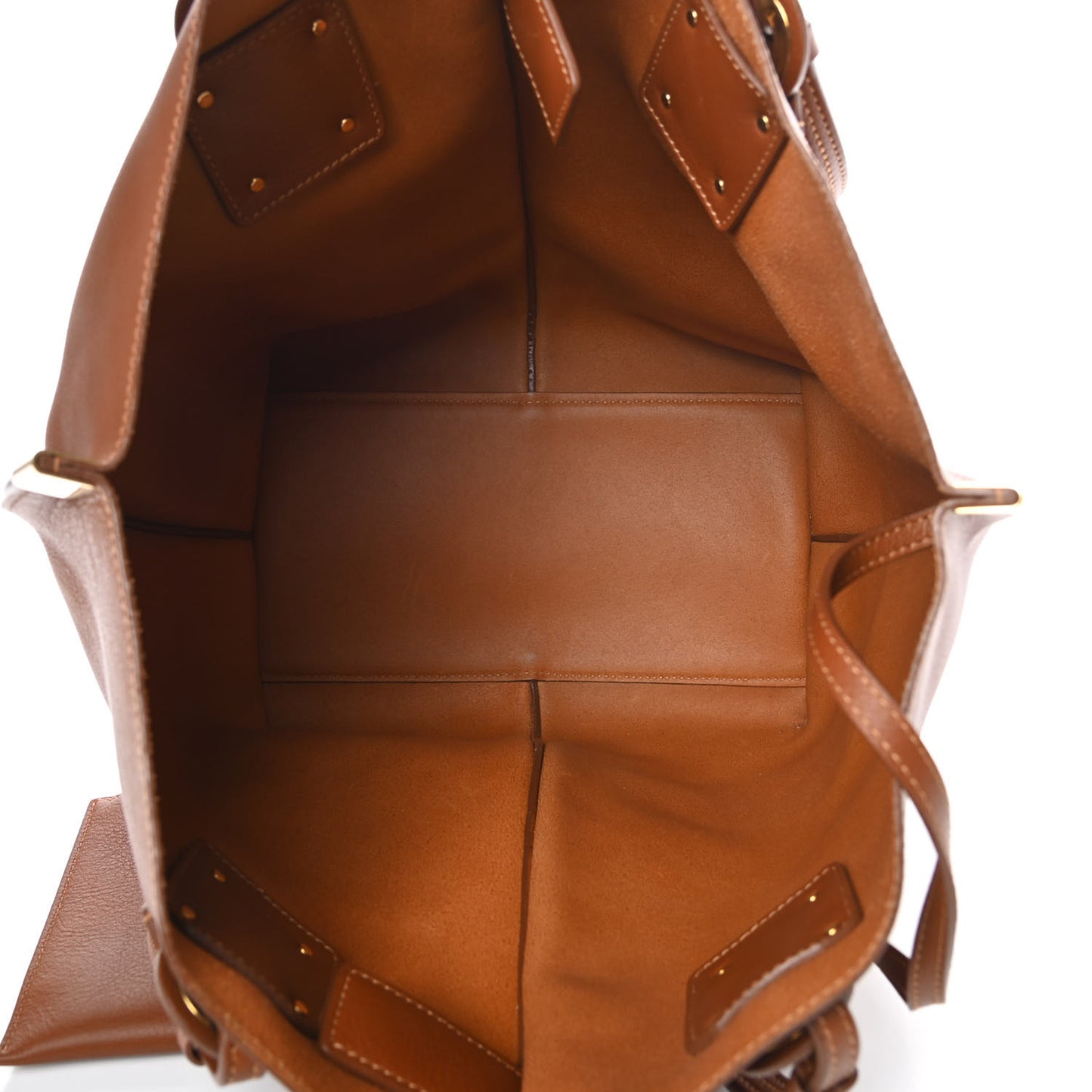 Smooth Calfskin Medium Vick Tote Caramel