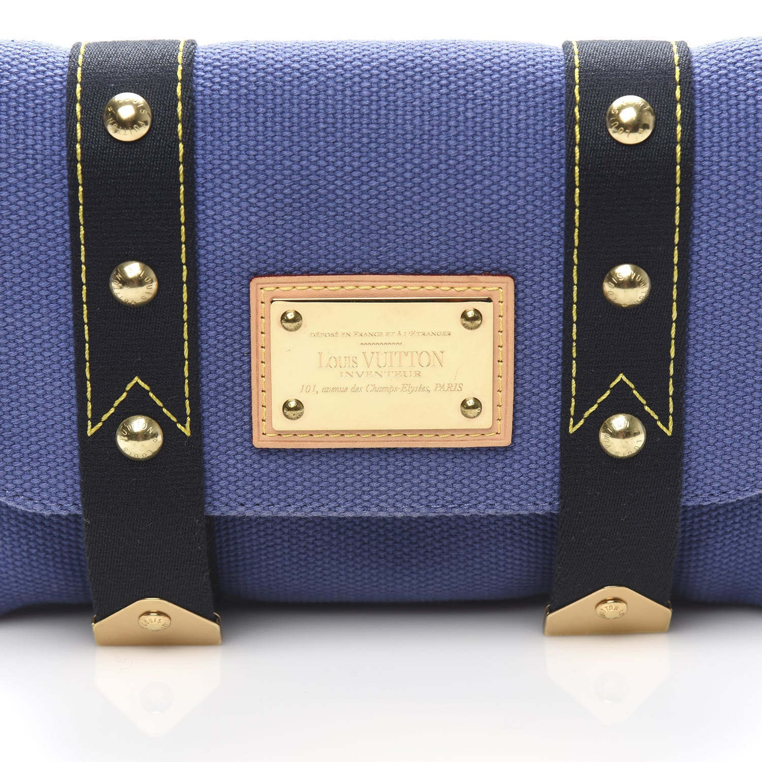 Louis Vuitton Toile Antigua Sac Rabat Blue 13 of 13