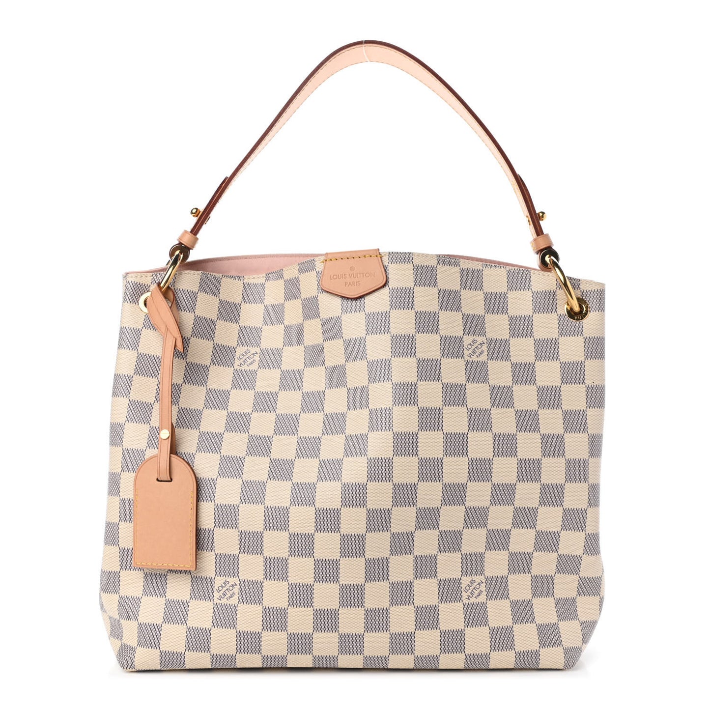 Damier Azur Graceful PM Rose Ballerine