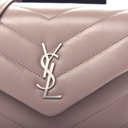 Saint Laurent Calfskin Y Quilted Monogram Toy Loulou Satchel Light Natural 11 of 12