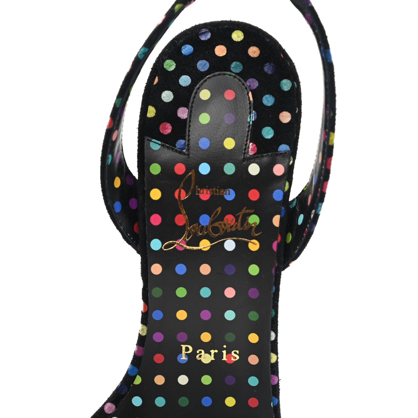 Suede O Marylin Sandals Heels 39 Black Multicolor