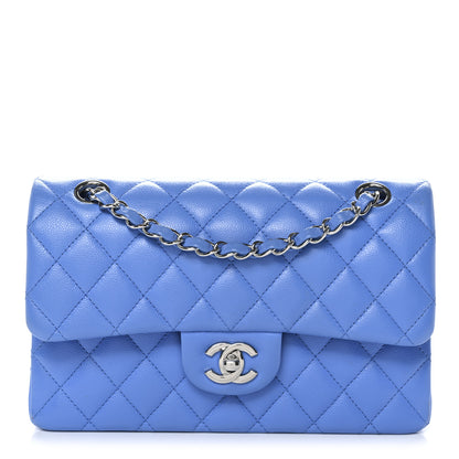 Chanel Caviar Quilted Small Double Flap Blue 1 of 11