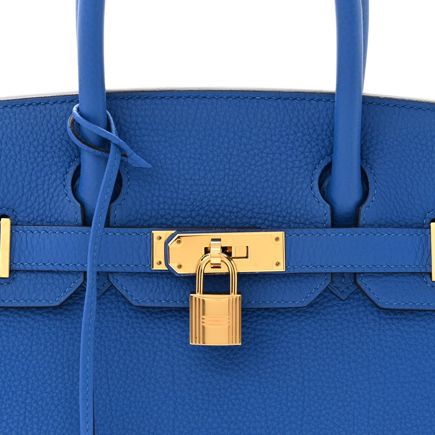 Hermes Togo Birkin 30 Bleu Zellige 8 of 12
