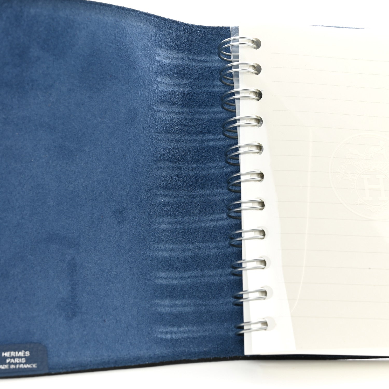 Hermes Togo Ulysse PM Notebook Cover Bleu Azur 7 of 7