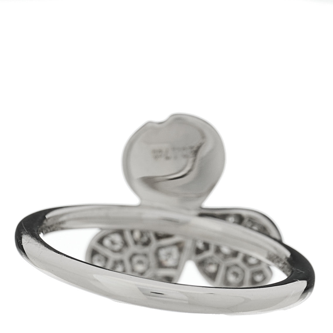 Platinum Diamond Paper Flowers Ring 47 4