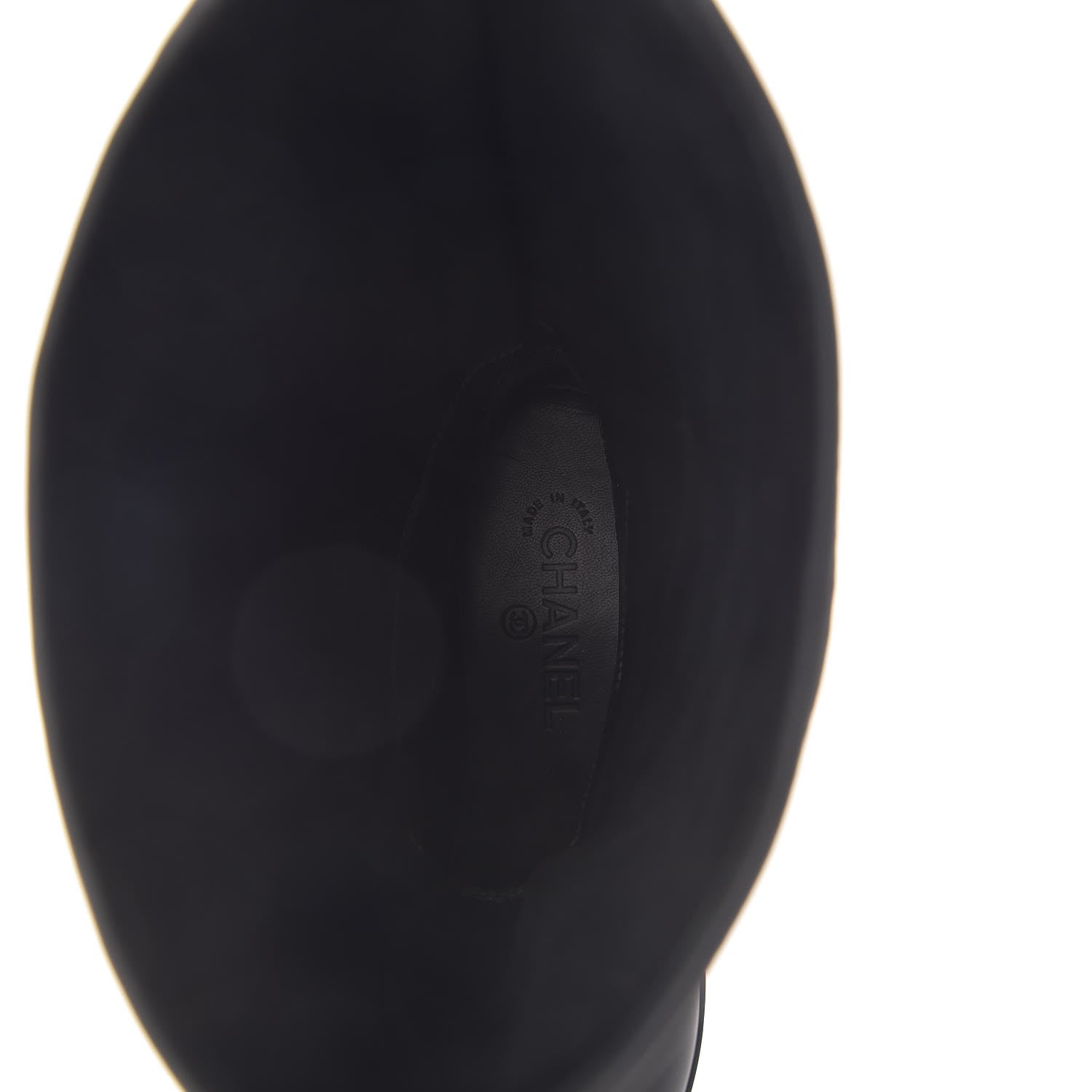 Chanel Rubber Quilted Rain Boots 41 Black 5 of 6