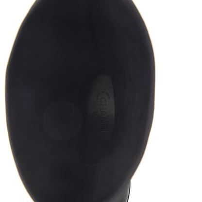 Chanel Rubber Quilted Rain Boots 41 Black 5 of 6