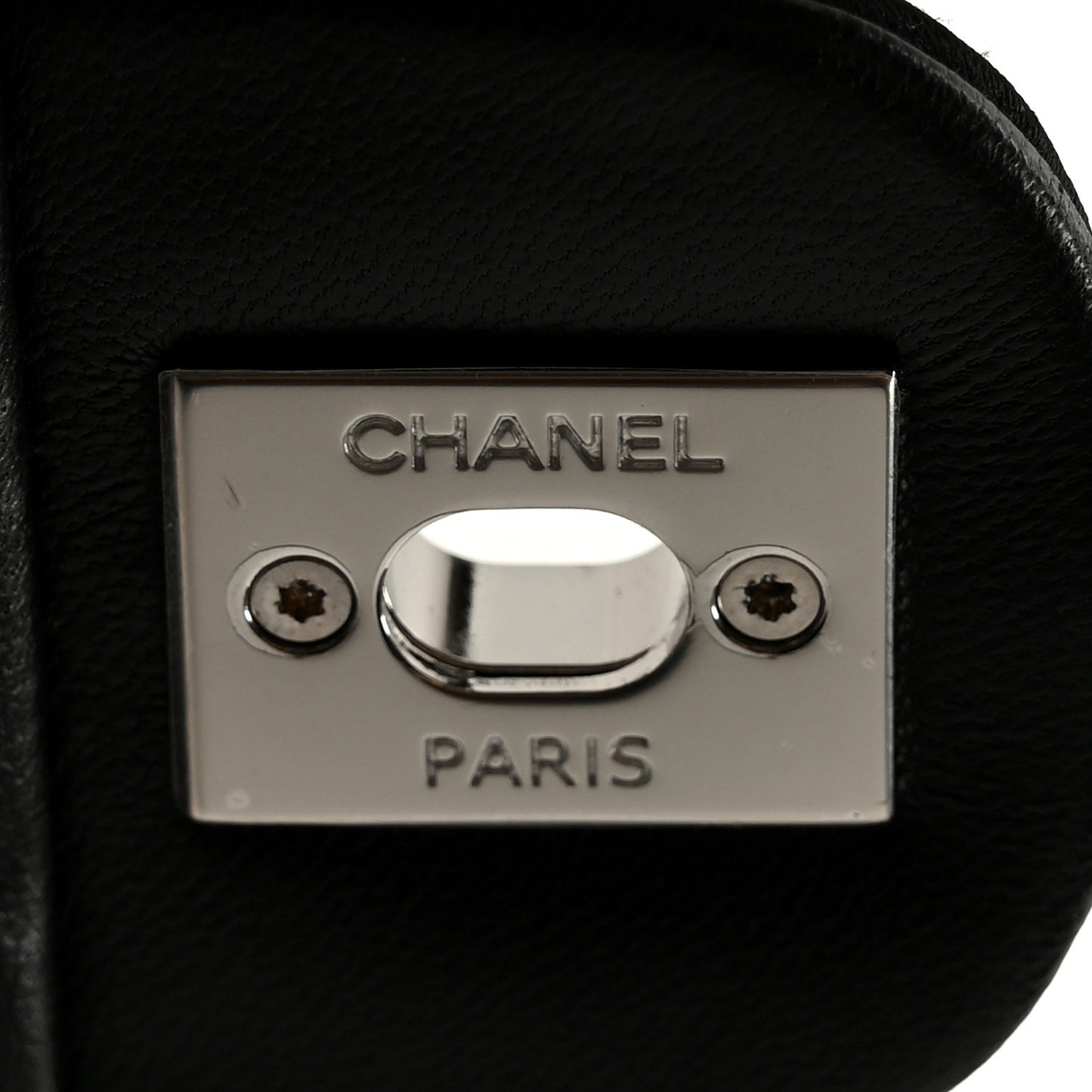 Satin Strass Mini Flap Silvery Black