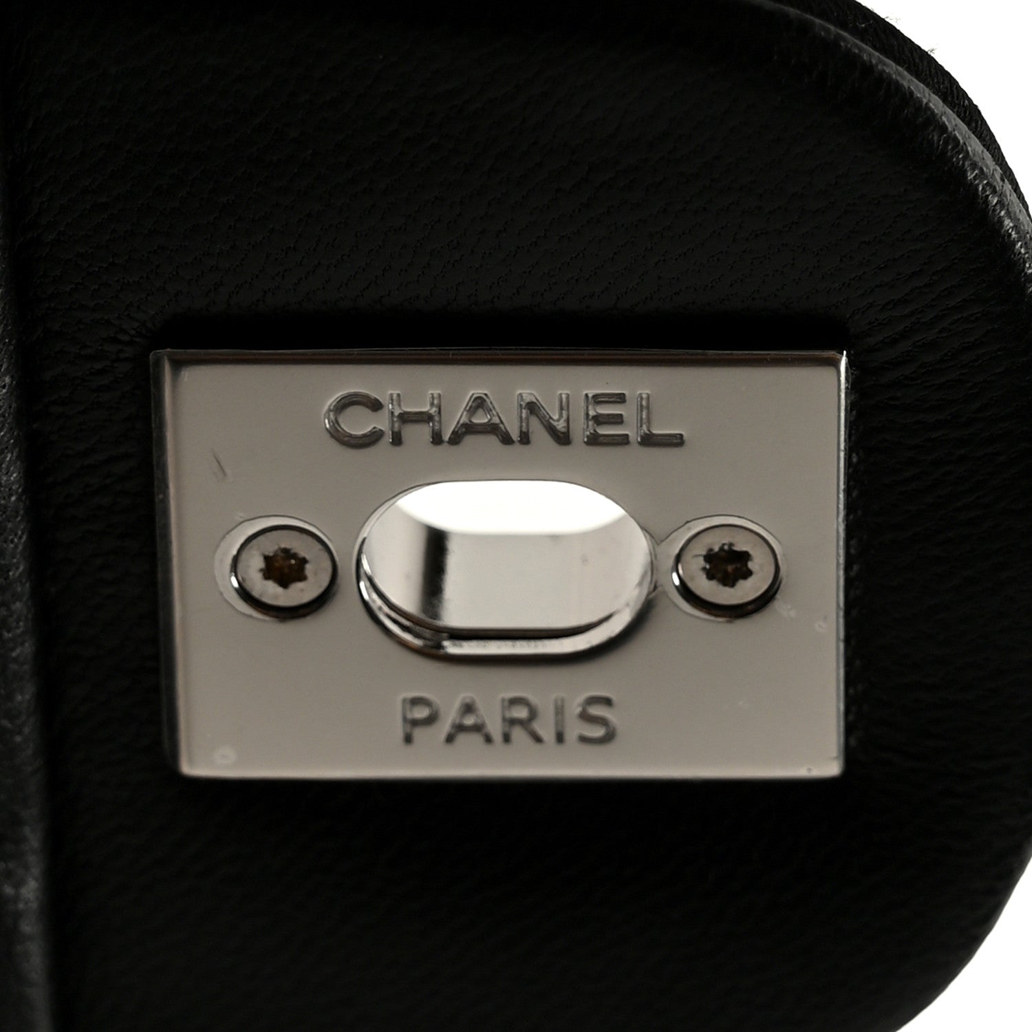 Chanel Satin Strass Mini Flap Silvery Black 8 of 12